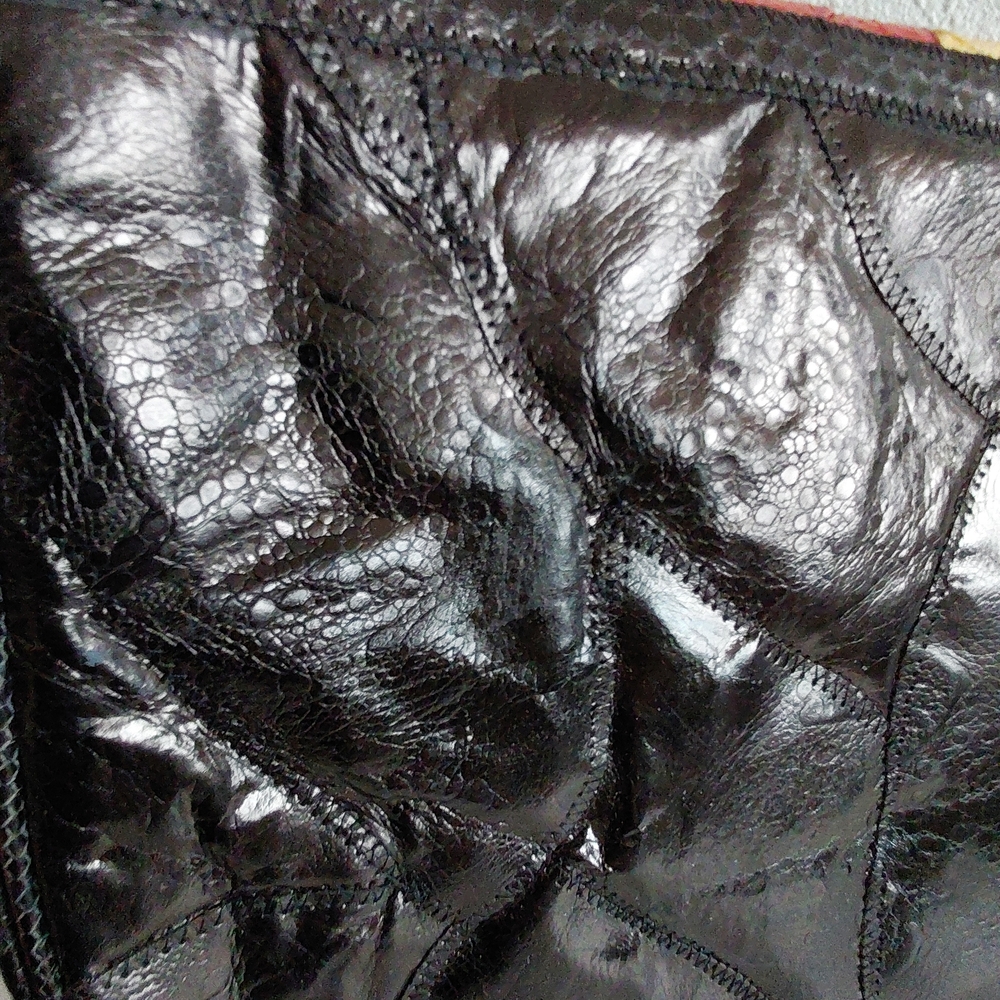 Multicolor Patchwork Clutch - image 8